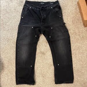 Purple Brand Black Carpenter Jeans